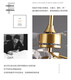 APP LIGNING (OPPLE) 2025 NOUVEAU LIVE ROOM DINAGE CHANDELIERS 2024 Nouveaux lumières de ventilateur de plafond pour une maison de cuivre complète Copper Fan Bouclage Lumiter Crystal Full Copper FS9903 Modèle de 9 cm 84 cm Trois couleurs