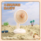 Xiaomi ikapibala desktop small fan desktop USB charging mini fan cartoon cute silent big wind capybara Kapibala desktop fan 9221K USB charging