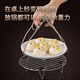 Haiweideng 316 stainless steel steaming rack thickened steamer rack household rice cooker steaming tray steaming grid steamed buns rack steaming fish grate 2cm high short-foot model small size 18cm