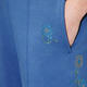 Kenzo Takada Logo Crystal Floral Crystal Embelli Pantalon Pantalon Cotton Pantalon FF52PA7374MF67 Bleu (67) XS