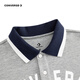 Converse Children's Clothing Boys' Shirts 2025 Autumn New Children's College Style Girls' Comfortable and Versatile Polo Collar Tops Rock Ridge Gray 140/68 Recommended Height 128-140cm