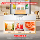 Rongsheng 325L French multi-door refrigerator ultra-thin small apartment first-class energy efficiency air-cooled frost-free frequency conversion energy-saving trade-in BCD-325WD18MP national subsidy