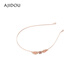 AJIDOU Ajidou headband, the same style in offline malls, simple autumn leaf thin headband, birthday gift for girlfriend and wife