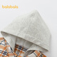 Balabala shopping mall same style boys' shirt children's long-sleeved autumn velvet cotton plaid jacket yellow tone 00333 120