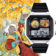 
Light Escape Sky Mushroom White Bird Keel surrounding electronic watch small square waterproof luminous no entertainment function gift [Stylish silver-electronic watch] z3895 Light Escape Super Value Gift Pack (Extra Long Battery + Gift Box Packaging)