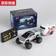 ZKHE Tesla Bigfoot Car Boy RC Remote Control Alloy Mini Off-road Pickup Truck Model Children's Desktop Toy Car Dual Control Mobile Phone 4-Wheel Shock-Absorbing Tesla Bigfoot Car-Silver High-end Charging Head + Screwdriver
