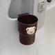 No motorcycle water cup holder bumper water bottle cup holder electric vehicle bicycle water cup holder scooter beverage accessories brown bear water cup holder thickened gasket/enlarged