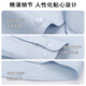 Shanshan modal dark pattern shirt men's long-sleeved casual business comfortable elastic non-iron high-end shirt light blue 41