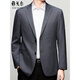 雅戈尔旗舰官方店西服中年男士商务休闲桑蚕丝单西春秋季免烫薄款西装外 6630咖色 S 165 (100-118斤)