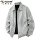 Woodpecker (TUCANO) coat men's autumn and winter jacket men's suede loose retro workwear casual tops men's sky gray XL