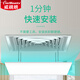 Weishilang ceiling-mounted central air conditioner windshield ceiling fan guide fan restaurant/hospital/school/office air conditioner air outlet cover square embedded ceiling fan wind guide V9-60cm canvas model suitable for ceiling fan/duct fan