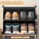 Anya simple shoe cabinet door shoe rack multi-layer dustproof entrance plastic storage resin assembly four layers in one row