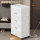 Sailotou Shoe Box Storage Transparent Shoe Shelves Space Saving Integrated Wall Entry Simple Shoe Cabinet Multi-layer Home Door 60CM Width丨Simple White丨5 Layers丨Thickened and Deepened