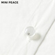 MiniPeace Children's Clothing Autumn New Girls' Shirt F2CAF3170 White 130