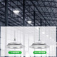 Yaming LED three-proof industrial and mining lamp UFO lamp E27 screw super bright factory workshop warehouse lighting chandelier 100w