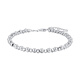 BOC Yijin PT950 Cat's Eye Dance Beads Platinum Bracelet for Women Platinum Bracelet Birthday and Valentine's Day Gift for Girlfriend and Wife Cat's Eye Dance Beads Bracelet Gold Weight Approximately 8.1g