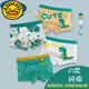 G.duck children's underwear boy's boxer cotton cartoon dinosaur little boy baby 1-12 years old medium and large children's cotton shorts cute dinosaur 4 pack L size recommended 3-5 years old 25-35Jin Jin is equal to 0.5 kg. Choose the comparison standard Category A according to the weight