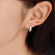Lukfook Jewelry Platinum Earrings Sparkling Platinum 950 Earrings Price Approximately 2.64g
