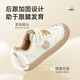 Terranis Children's Shoes Kindergarten Indoor Shoes Autumn Boys and Girls Non-Slip Soft Soled Outdoor Children's Shoes White/Apricot 27