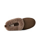 UGG autumn women's comfortable furry collar thick-soled round-toe casual lazy furry shoes 1166733 DRKT | dark toffee brown 38 The shoe is a little small, it is recommended to take a larger size