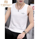 Modal pure cotton vest men's trendy vest slim fit personality trendy summer sports wear bottomed men's sleeveless T-shirt 20 sets - M9232 light gray + M9793 black 7XL [Suggestion: 205Jin [Jin equals 0.5 kg] to 220Jin [Jin equals 0.5 kg]]