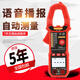 XMSJ真人语音播报钳形表智能防烧钳形表电工万用表电流表电容 TS18E+充电套装+送ZL6231L一台