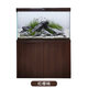 Gaoyi Fischtank H6 Ultra-weißes Glas großes Aquarium Wohnzimmer und Home Bottom Filter Screen Office Wasserfreier Fischtank, dunkelgrüne Hautgefühl 500 Breite ist gegen das Wandmodell 833x520x1485mm
