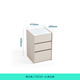 Lin's home small bedside table simple modern side table storage rack 2025 new bedroom three drawer minimalist cabinet TD131