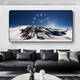 MPPMCK Nuevo estilo Entrada Pintura decorativa Reloj de pared Perpetual Calendario Sala de estar Caballero de comedor Pintura simple y atmosférica Pintura colgante C6296 Modelo de marcación - Sin calendario Longitud horizontal de 110 cm * Altura vertical 55 cm Marco de oro de oro
