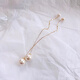 Pearl earrings, long tassel pearl earrings, light luxury earrings, earrings, niche design for women