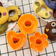Yusenyi Donut Set Mold Fancy Baked Bagel Cartoon Bun Mold Full Cake Household Dough Maker Round Donut Round Donut 1g