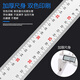 Stainless steel industrial grade stainless steel square ruler 50cm large 1 meter turning ruler lengthened and thickened 90 degree woodworking L-shaped high-precision angle ruler thickened with base 30cm (B-TE model) 2 pieces