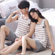 Catman (Miiow) Sommerpyjama -Paar Outfit One Men und eine Frau Erfrischende Weste Set Pure Cotton Pyjamas Frauen 2025 NEUER SOMMER LB: 9902 [Frauen] Aprikosen Bogen Liebe schwarze Hosen reines XL [100 Baumwolle kann nicht gepilzt werden]