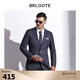 Brloote / Barout Men's Costumes Business Casual Men's Wain's Suit Veste Veste d'automne Gray 165 / 88A