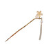 New Chinese style simple hairpin, ancient style headwear, girl gift, Hanfu accessories, hairpin, jade rabbit hairpin
