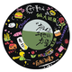 
Yonghuan Ten Qintian Hand-painted Graffiti Vinyl Records Diy Digital Oil Painting Ornaments Decorative Painting Unzipped Handmade S16778 Diameter 20cm Thickened Solid Wood Inner Frame Highlighted Pigment + Professional Oil Canvas + Paintbrush + Accessories