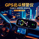 Sulianxing solar wireless car electronic dog 2025 new GPS Beidou safety warning HUD head-up display solar wireless model HUD color font