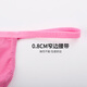 Men's thong pure cotton men's thong narrow edge low waist sexy and fun pure style special spicy character inside black M 80-100Jin Jin is equal to 0.5 kg