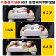 Dengjie Car Baby Sleeping Bed High Speed Rail Baby Sleeping Magic Device Children's Car Rear Sleeping Mat Aircraft Inflatable Mattress A Model with Foot Pillars Beige