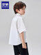 Luo Meng Children's New Chinese Style Bamboo Short Sleeve Shirt Summer Boys National Style Shirt Boys Middle and Large Children Ancient Style Versatile White Short Sleeve New Chinese Style 100% Cotton 150 cm Recommended Weight 70-92Jin Jin is equal to 0.5 kg