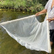 Shushe push net, fish net, triangular shrimp push net, old-fashioned canal net, fishing net, large diameter catch net, fish moon net, large net width 1.6 meters