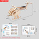 JD Logistics steam science experiment set DIY handmade toys Children's Day gift for primary school students children's gift early education puzzle parent-child interaction children's creative wooden handmade solar helicopter