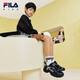 FILA children's running shoes 2025 autumn men's and women's knob sports shoes cat claws