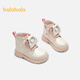 Balabala children's shoes children's boots Martin boots girls 2025 new autumn and winter short boots Sanrio IP 208425141019