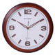 Weirong Jinzhongbao Brand Wall Clock Modern Living Room Простые часы модные творческие часы круглые золотые настенные часы 3883 Матовый черный диаметр 34 см 1 дюйм