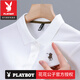 Playboy (Playboy) High-End Pure Cotton Pusen Paul Polo Hemd Pony Label Summer Trendy Brand kurzärmelig T-Shirt Herren-Lapel-T-Shirt Top Official Store Brand 6626 Navy Longärmed L 50/