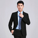 Haipai Haoyu suit men's business formal suit, professional suit, groomsmen suit, groom's suit, single suit men's single coat, black two-button single top 185A recommended 72-78kg