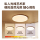 ARROW Original Puri light source log style ceiling lamp walnut color eye protection antique style living room lamp package installation