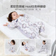 DOMIAMIA baby sleeping bag six-layer gauze split-leg sleeping bag baby sleeping bag children's anti-kick quilt long-sleeved one-piece pajamas four seasons L