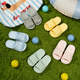 LATE TIME children's slippers summer boys and girls bathroom bath non-slip home parent-child slippers indoor home baby slippers green 16 cm inner length 160 suitable for feet about 15cm long
